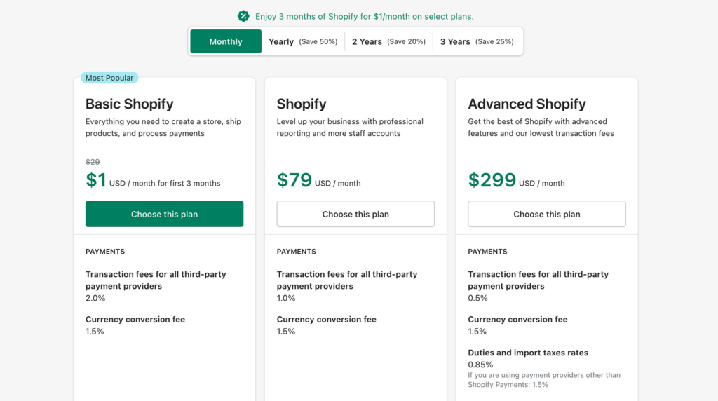 Shopify à 1 Euro par Mois : Une Aventure E-Commerce Abordable